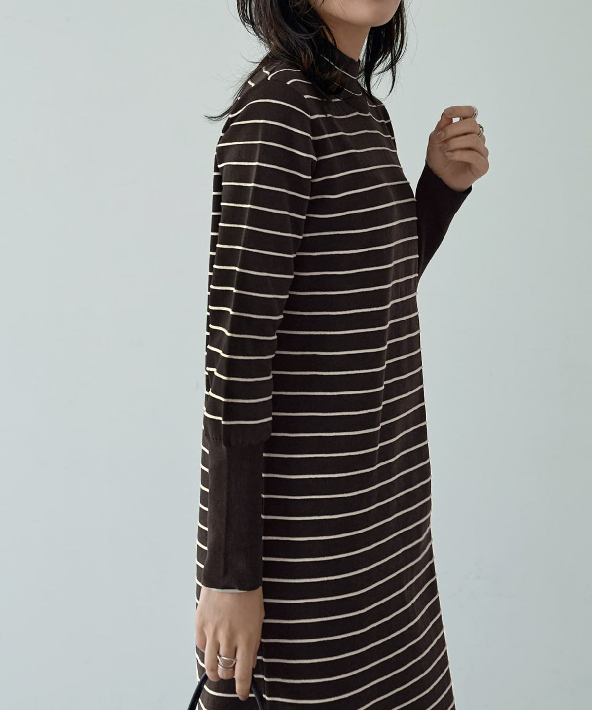 着用イメージ 166cm コーヒーミックス 02サイズ 