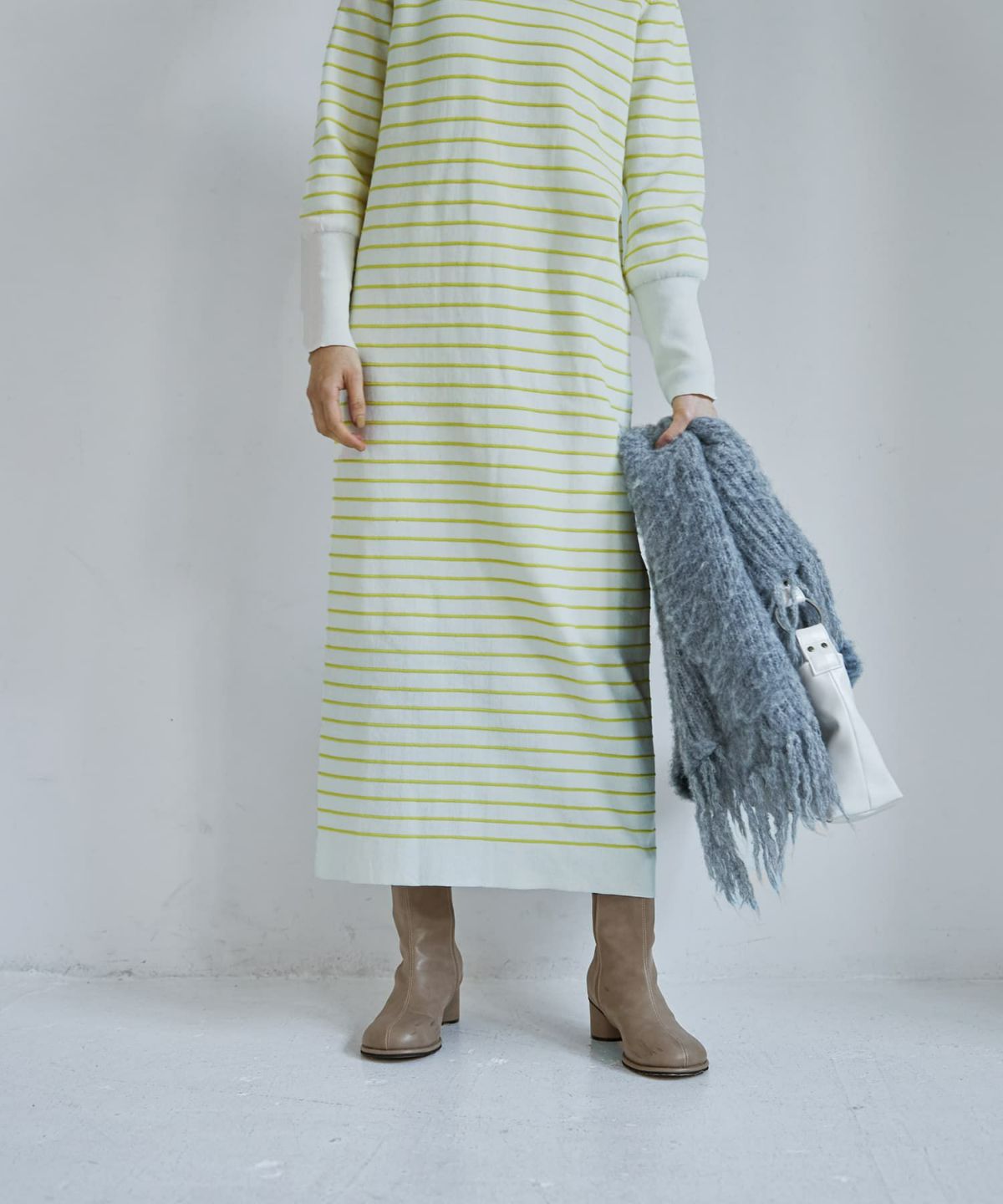 着用イメージ 167cm アイボリーミックス 02サイズ 