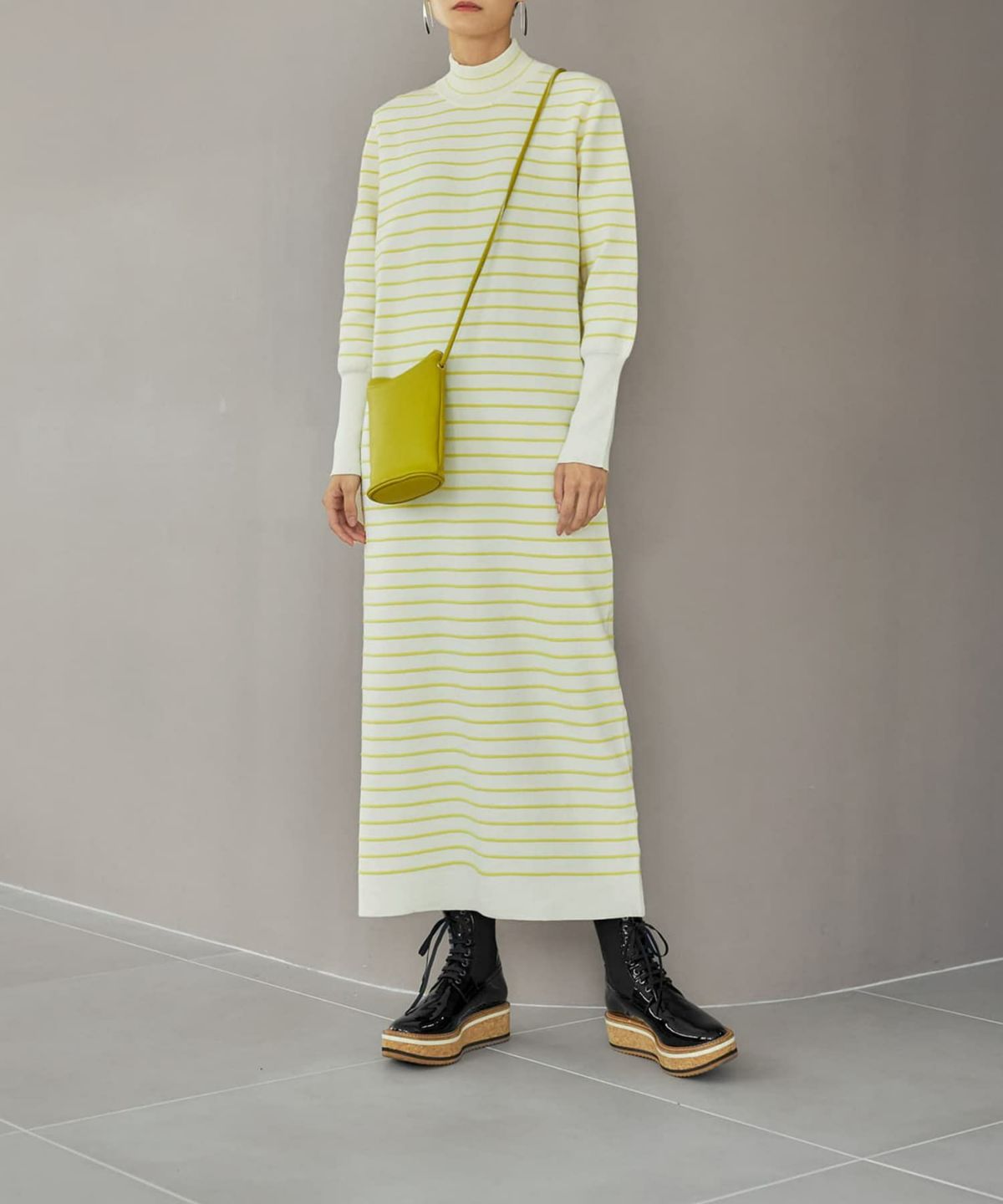 着用イメージ 166cm アイボリーミックス 02サイズ 