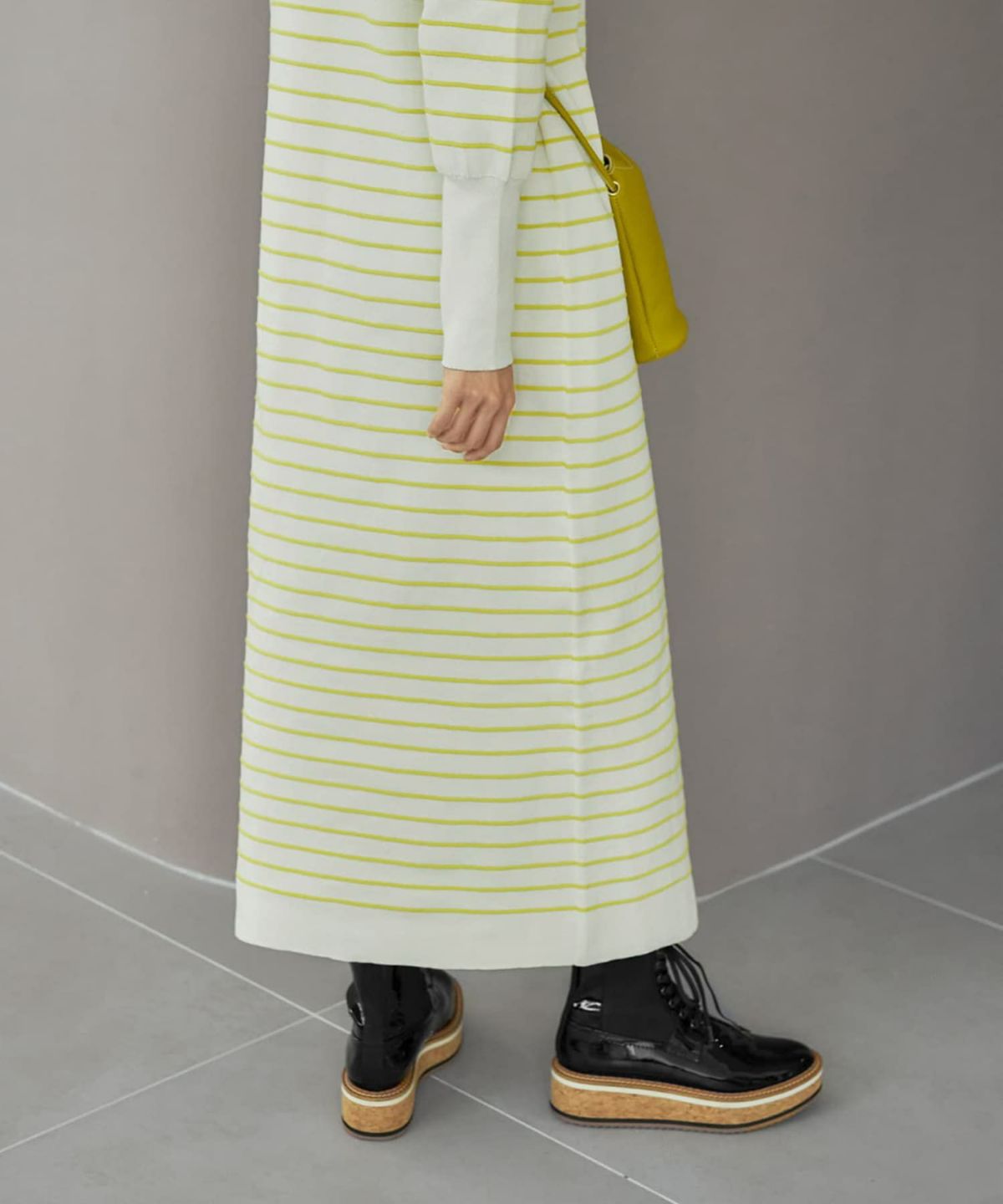 着用イメージ 166cm アイボリーミックス 02サイズ 