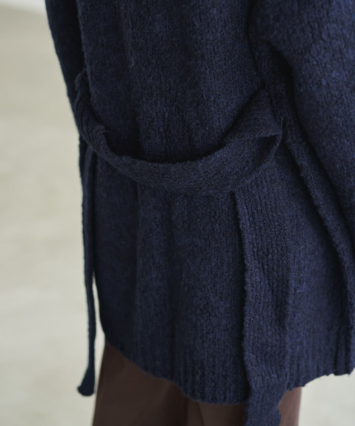 着用イメージ 166cm ネイビー