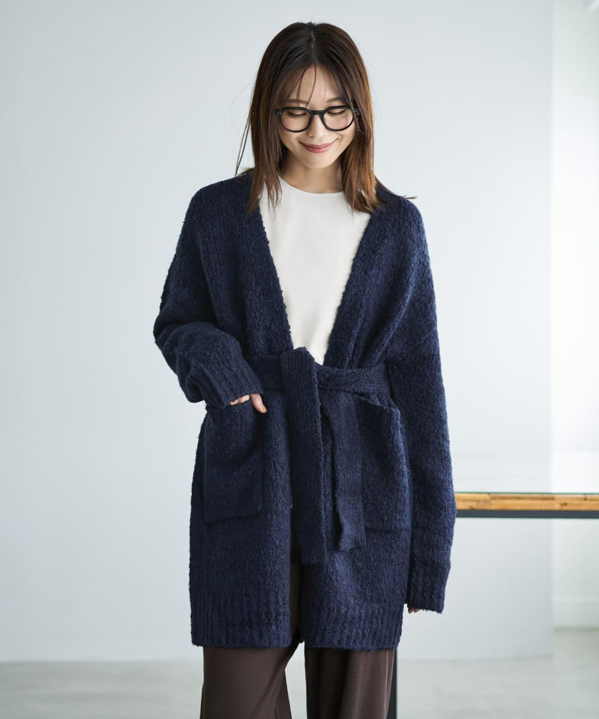 着用イメージ 166cm ネイビー