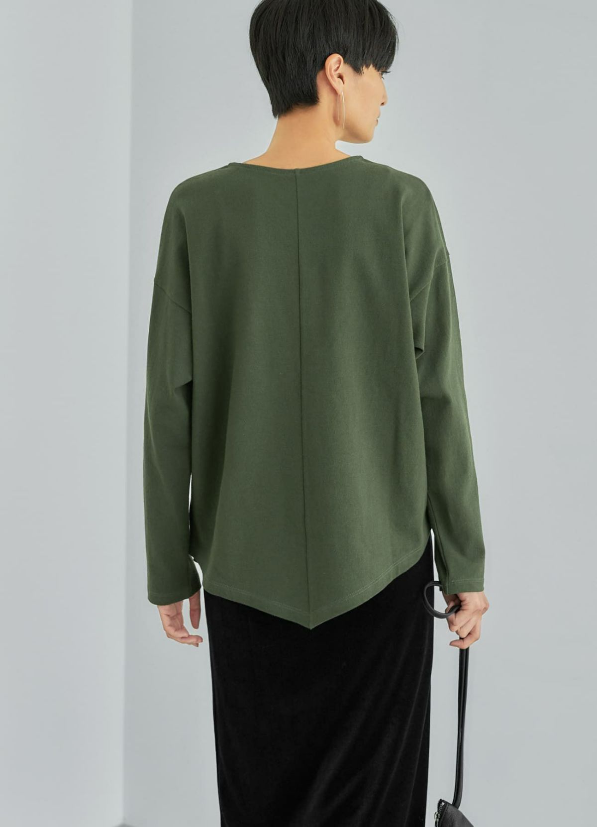 着用イメージ 165cm カーキ