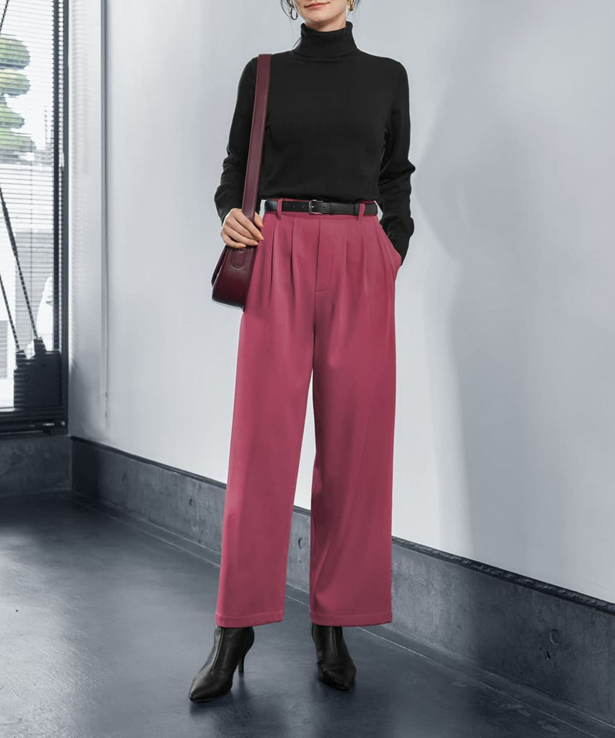 着用イメージ 165cm ブラック