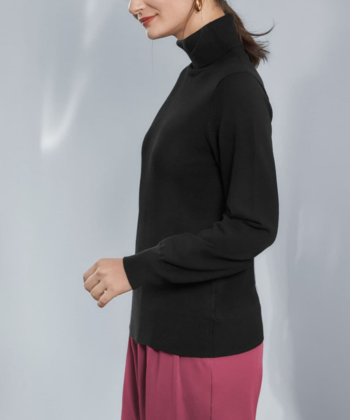 着用イメージ 165cm ブラック