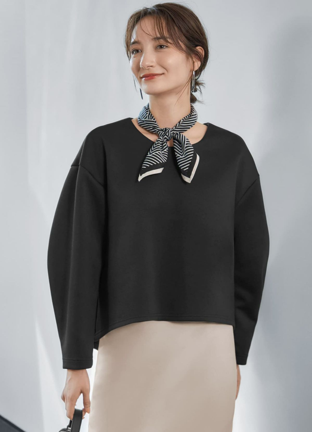 着用イメージ 165cm ブラック