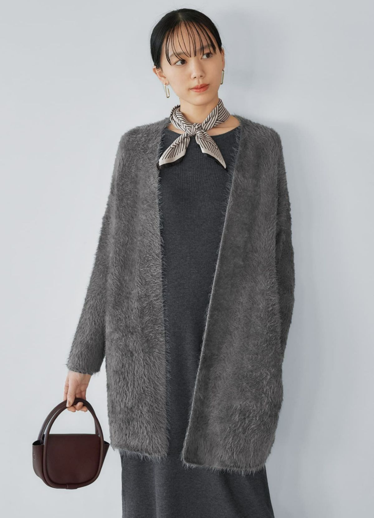 着用イメージ 168cm ベージュ