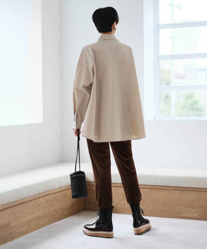 着用イメージ 165cm ベージュ