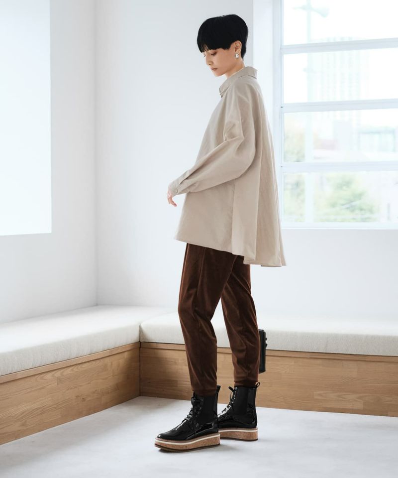 着用イメージ 165cm ベージュ