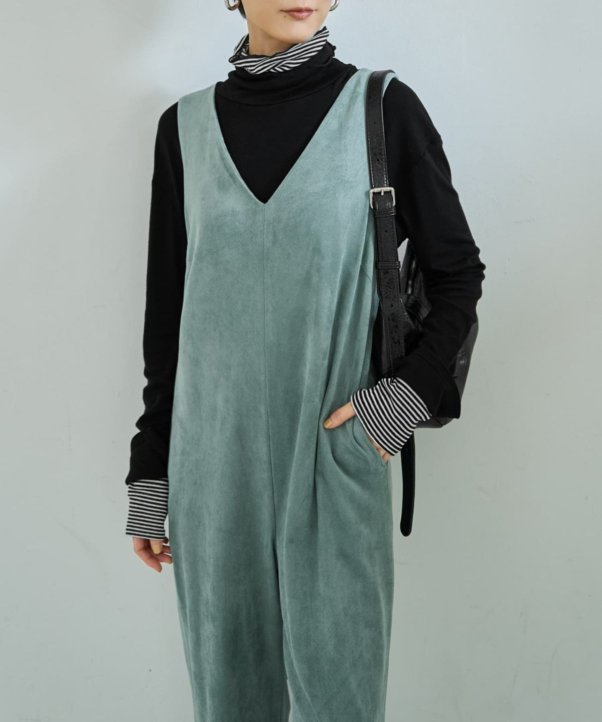 着用イメージ 168cm グレイッシュブラウン 02サイズ