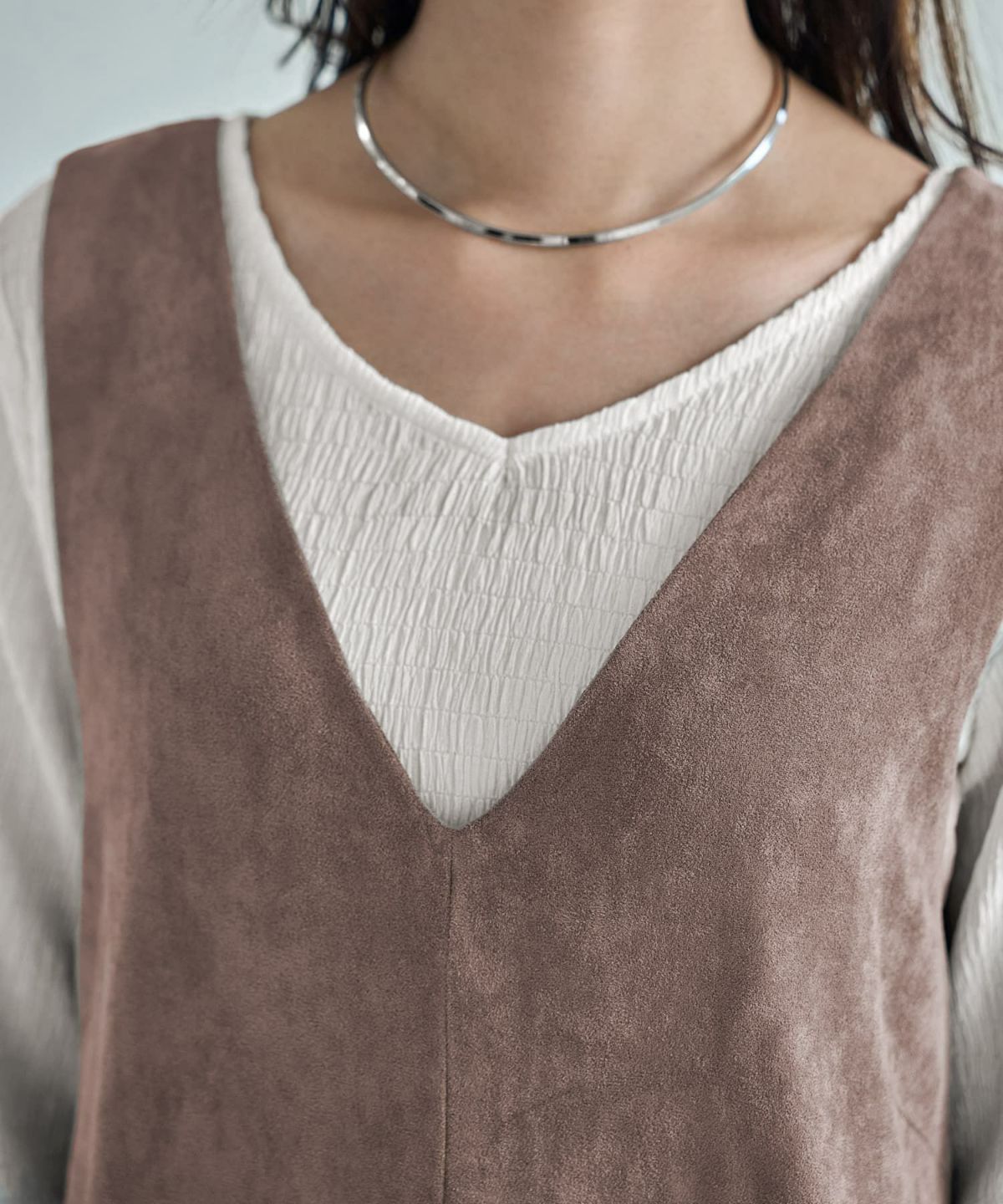 着用イメージ 168cm グレイッシュブラウン 02サイズ