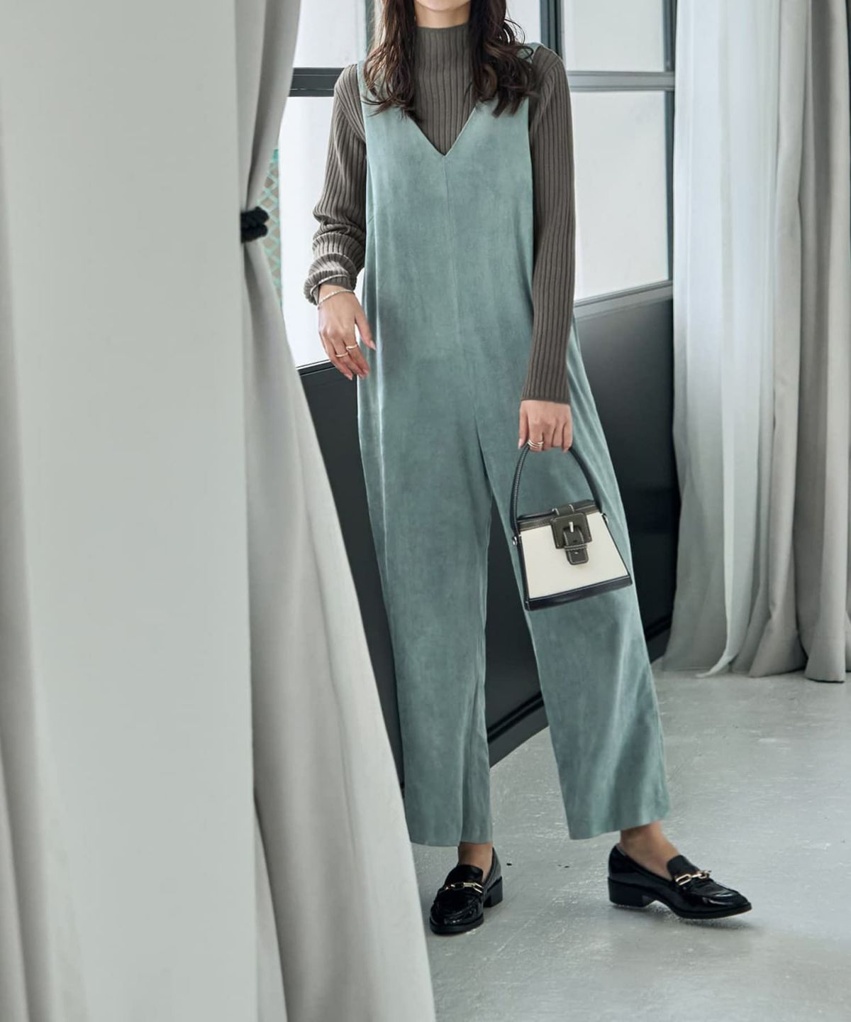 着用イメージ 168cm ミントグリーン 02サイズ