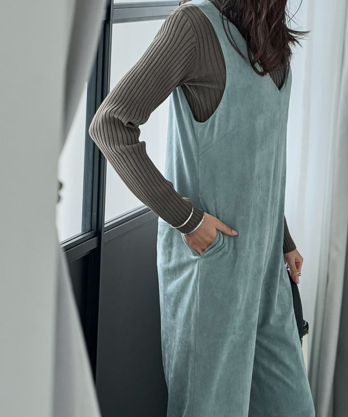 着用イメージ 168cm ミントグリーン 02サイズ