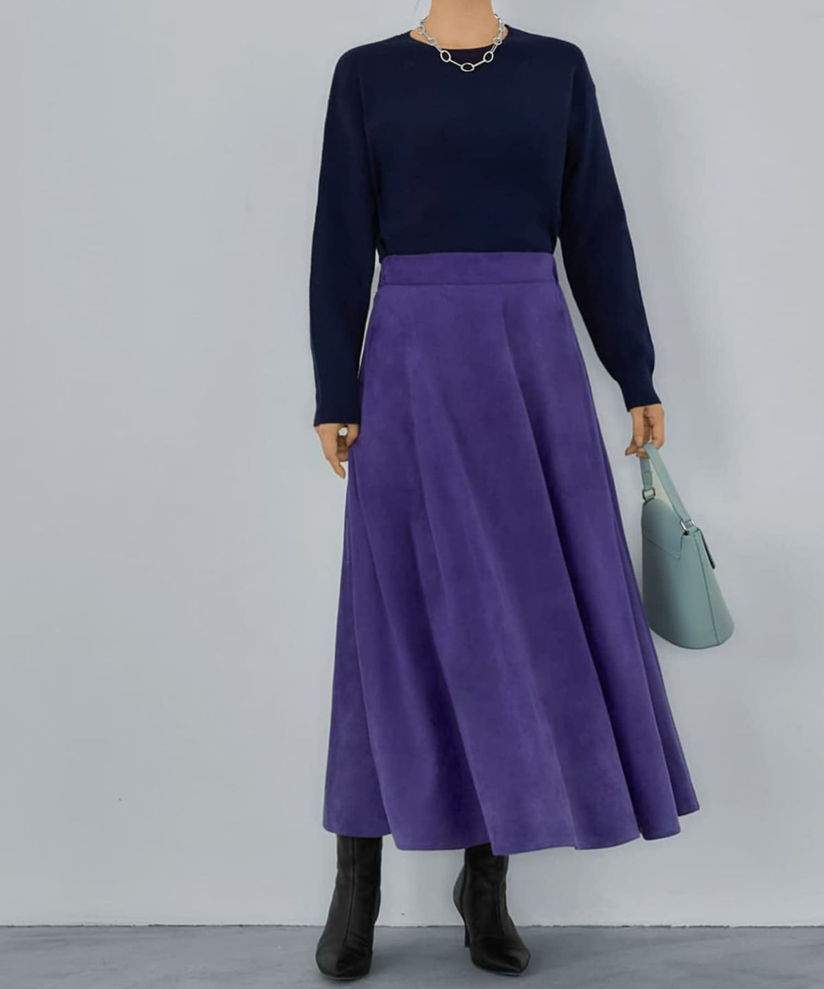 着用イメージ 165cm パープル 02サイズ