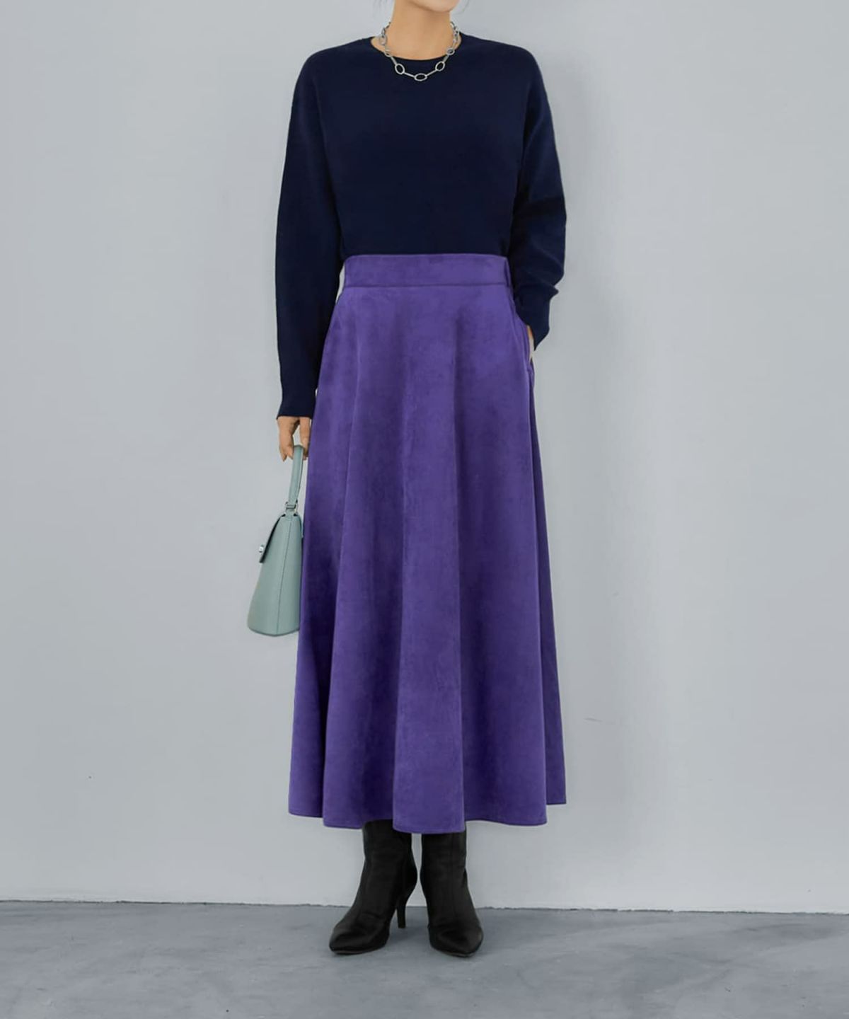 着用イメージ 165cm パープル 02サイズ