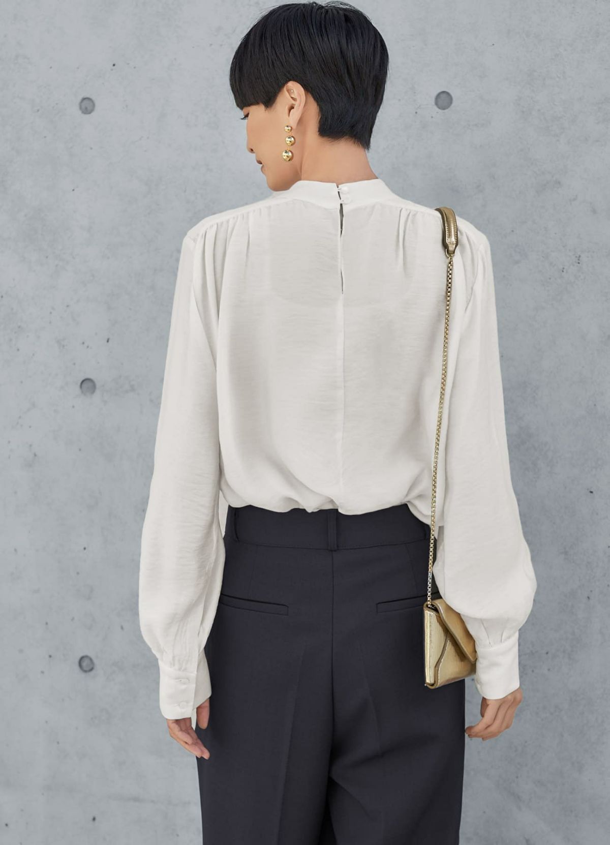 着用イメージ 165cm ホワイト