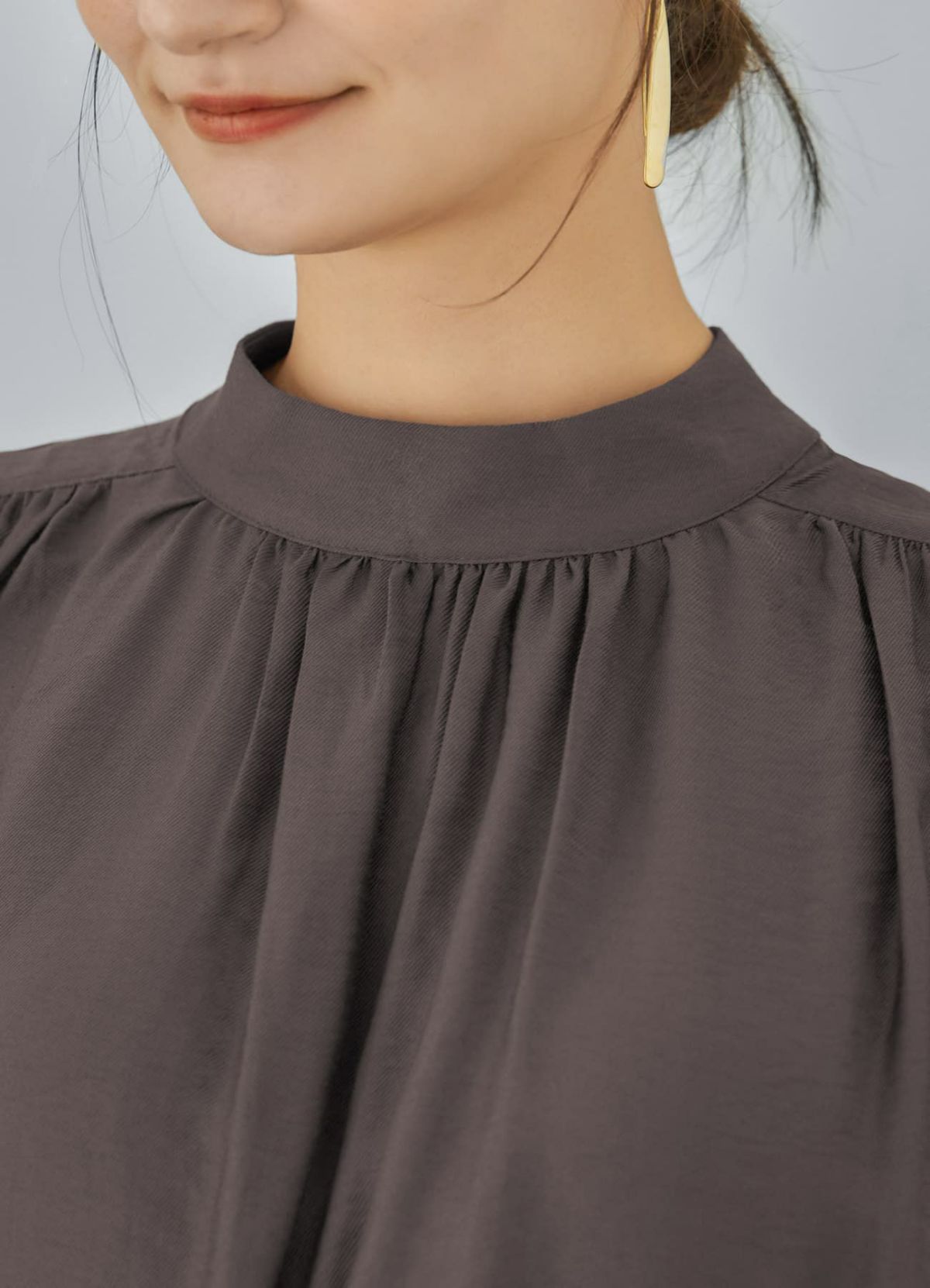 着用イメージ 165cm ブラウン