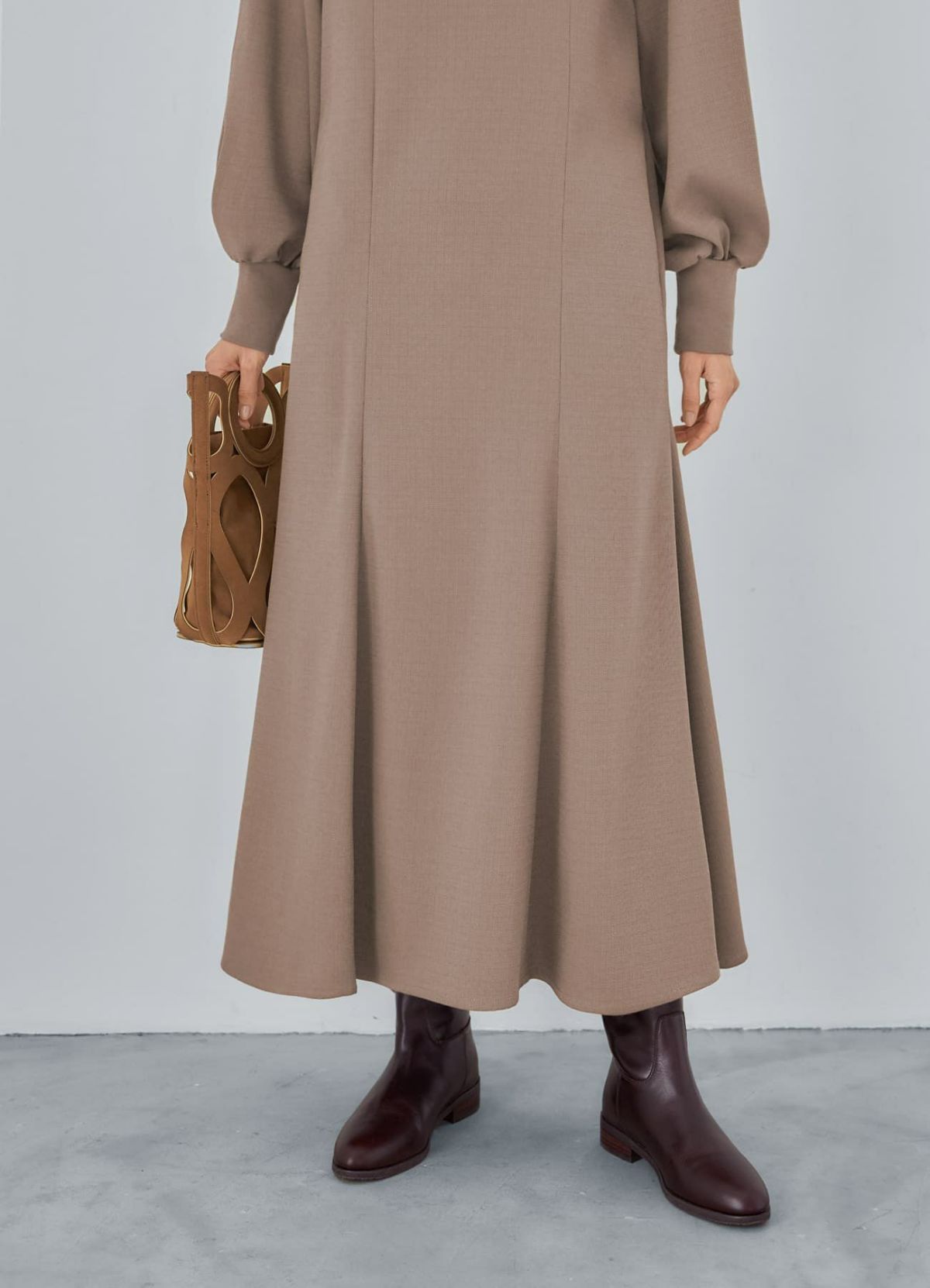 着用イメージ 165cm 着用サイズ 02 ライトブラウン