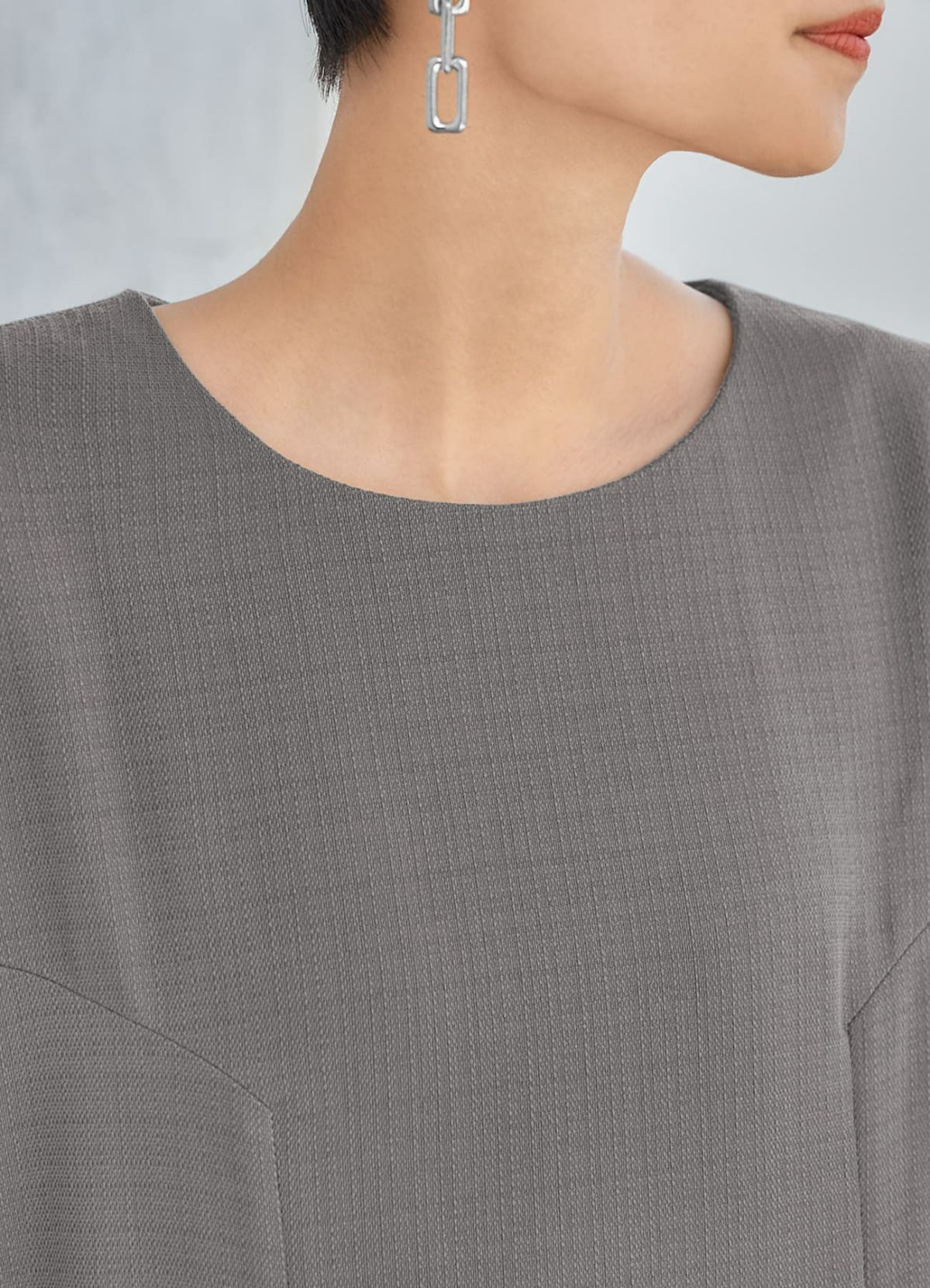 着用イメージ 165cm 着用サイズ 02 グレー