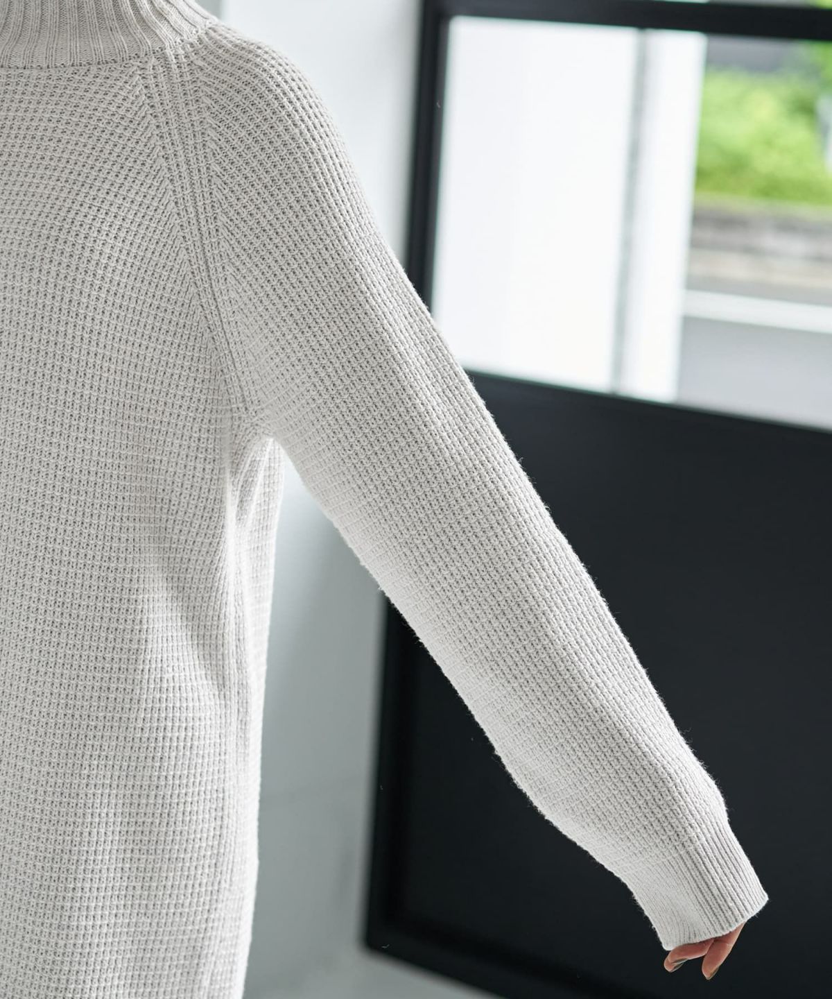 着用イメージ 166cm ライトグレーミックス