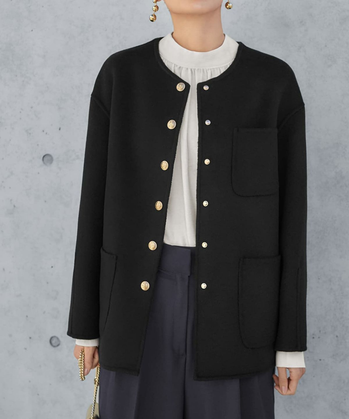 着用イメージ 165cm ブラック Mサイズ