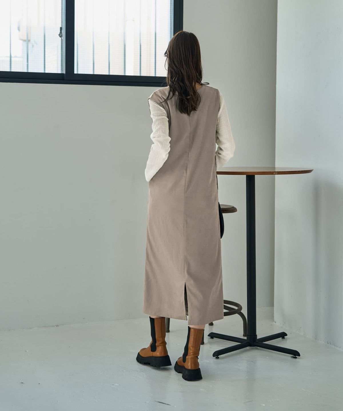 着用イメージ 168cm 着用サイズ 02 グレージュ