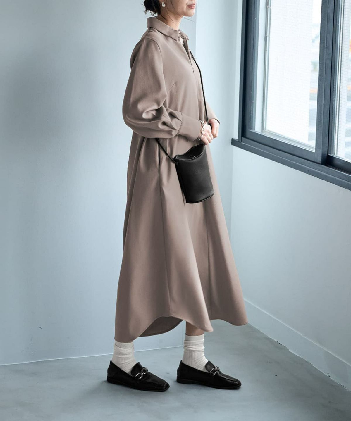 着用イメージ 168cm サンドベージュ 02サイズ