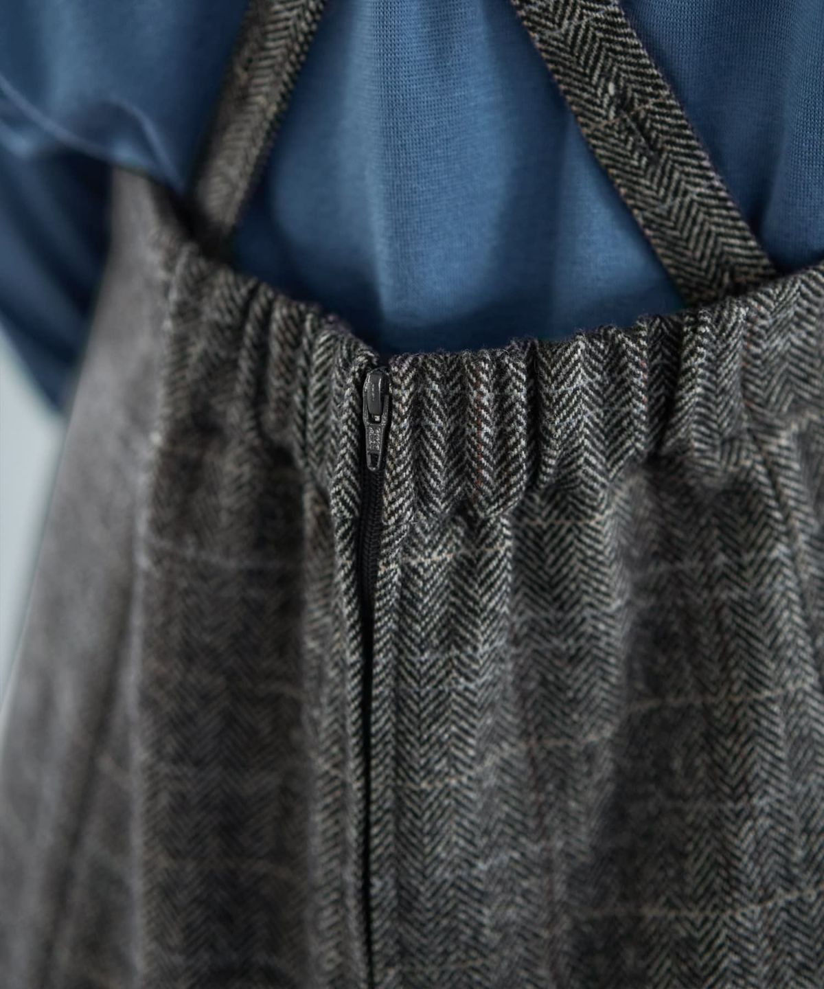 着用イメージ 166cm チャコールミックス