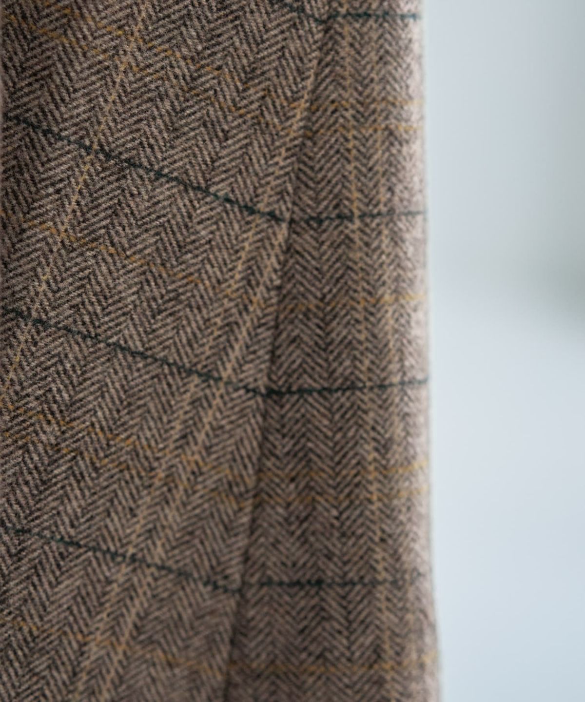 着用イメージ 166cm ブラウンミックス