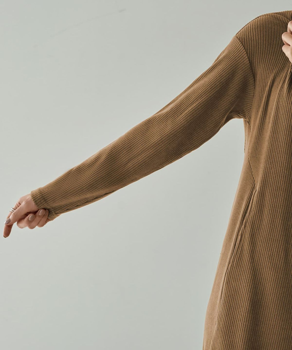 着用イメージ 166cm ブラン