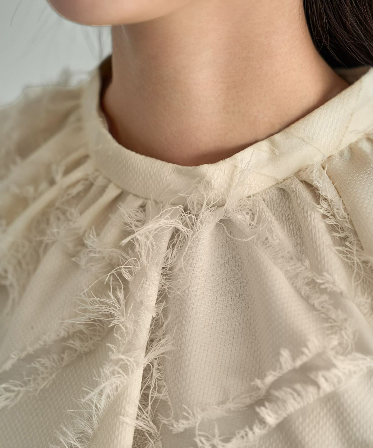 着用イメージ 168cm エクリュ