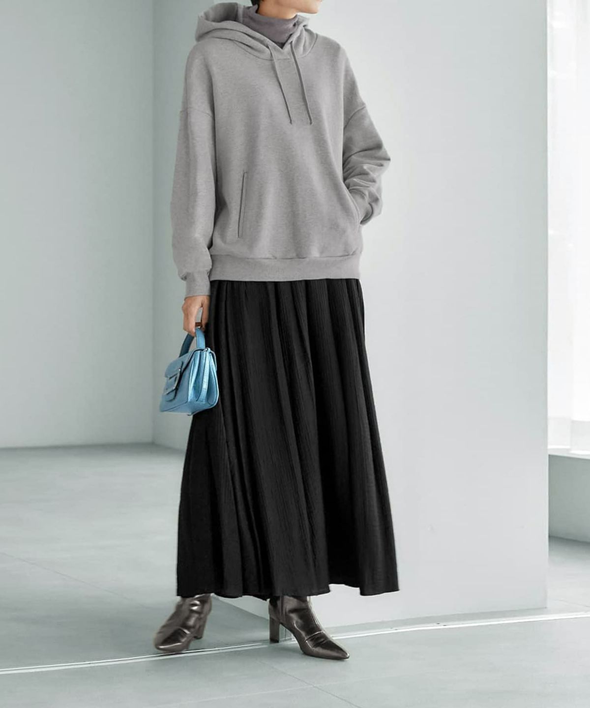 着用イメージ 165cm グレー