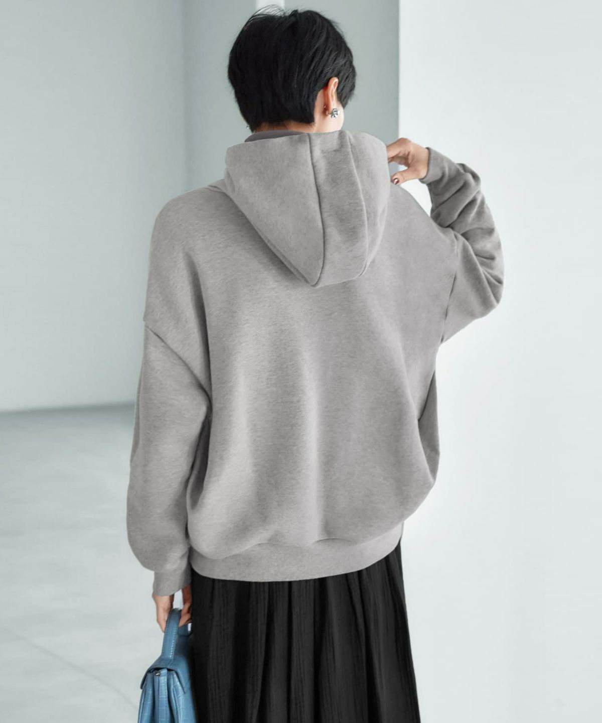 着用イメージ 165cm グレー