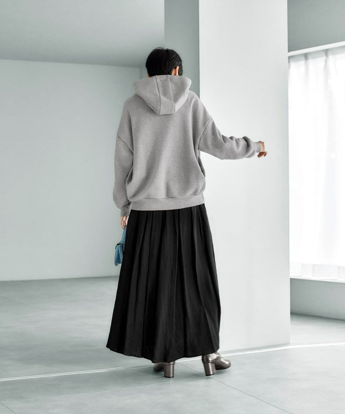 着用イメージ 165cm グレー