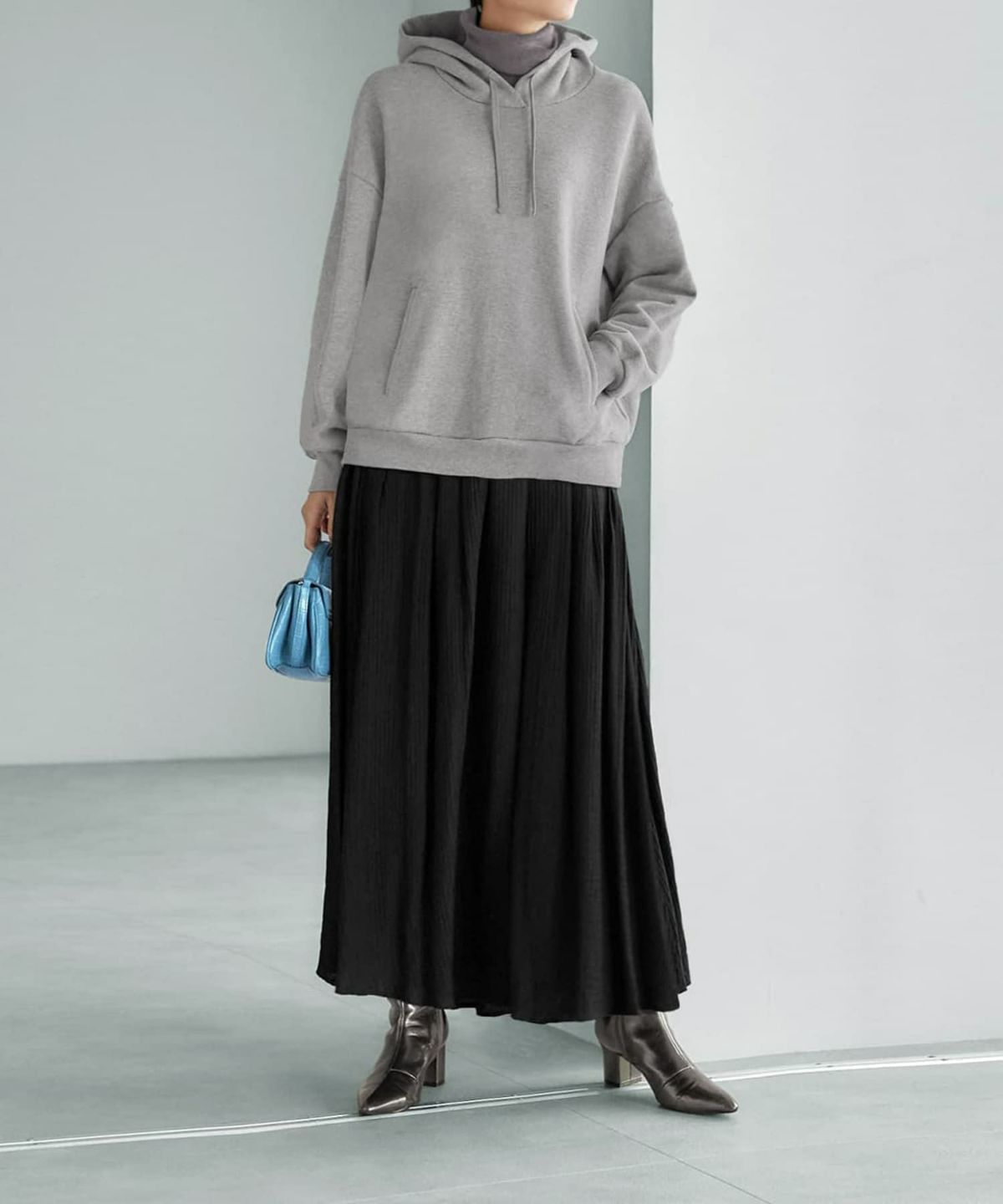 着用イメージ 165cm グレー