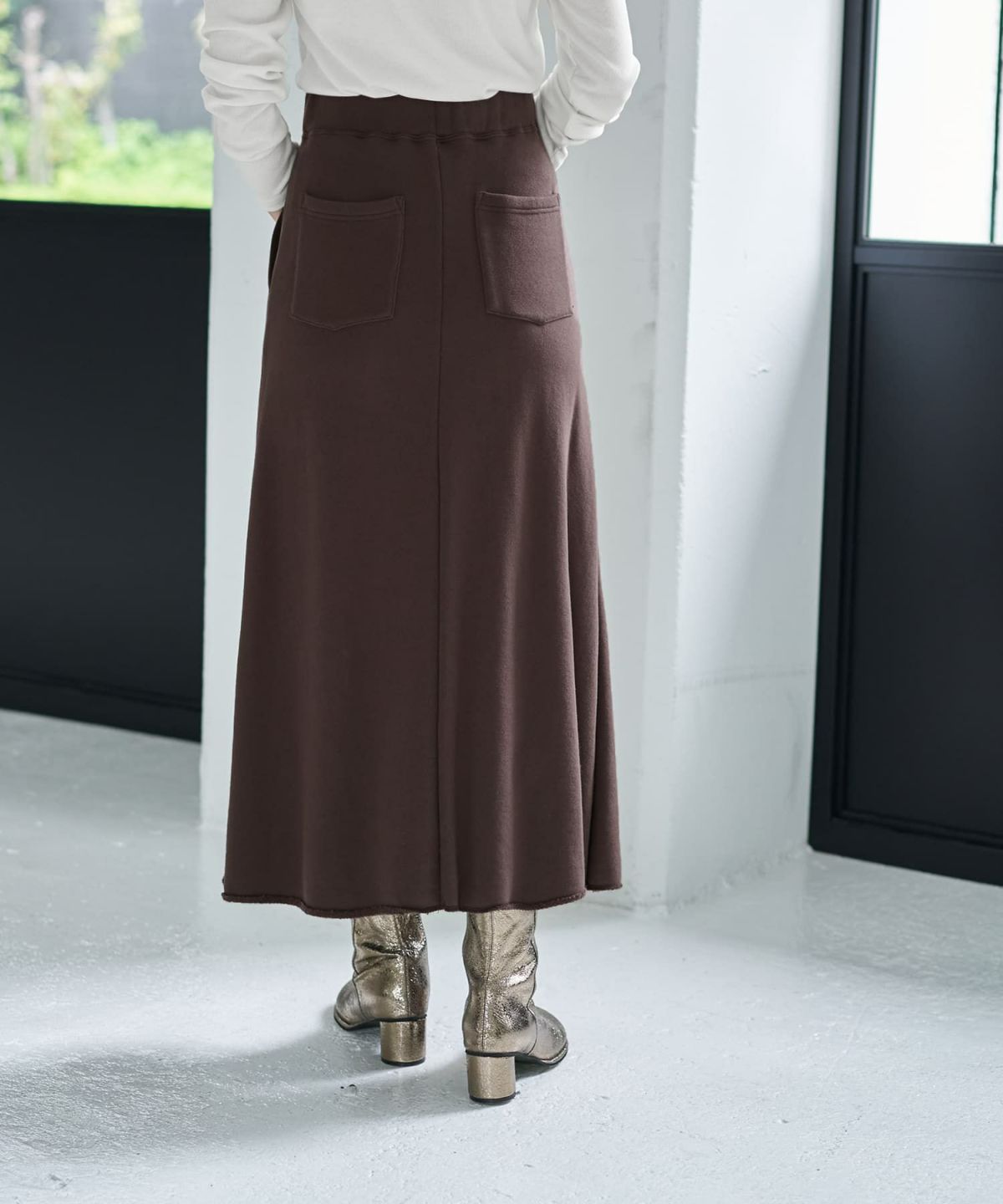 着用イメージ 166cm ブラウン Sサイズ