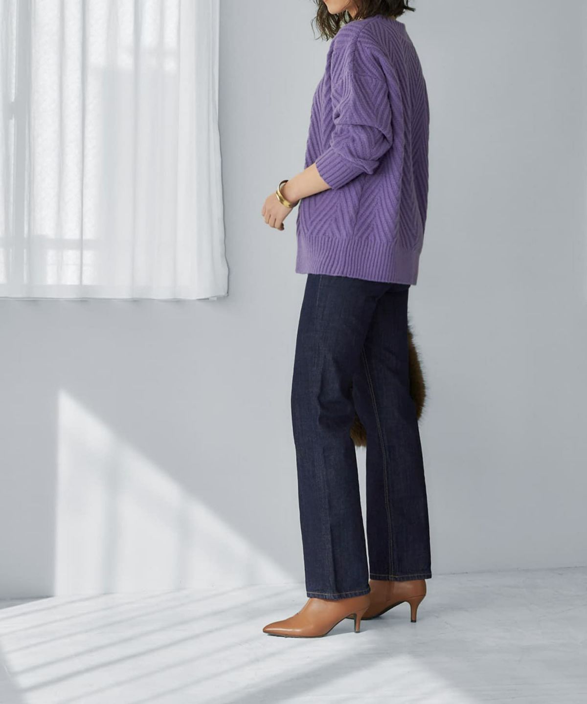 着用イメージ 165cm パープル