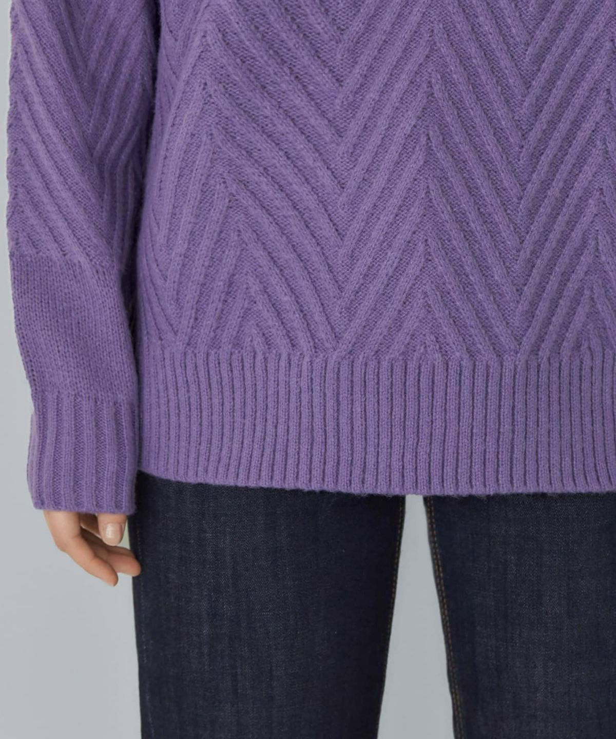 着用イメージ 165cm パープル