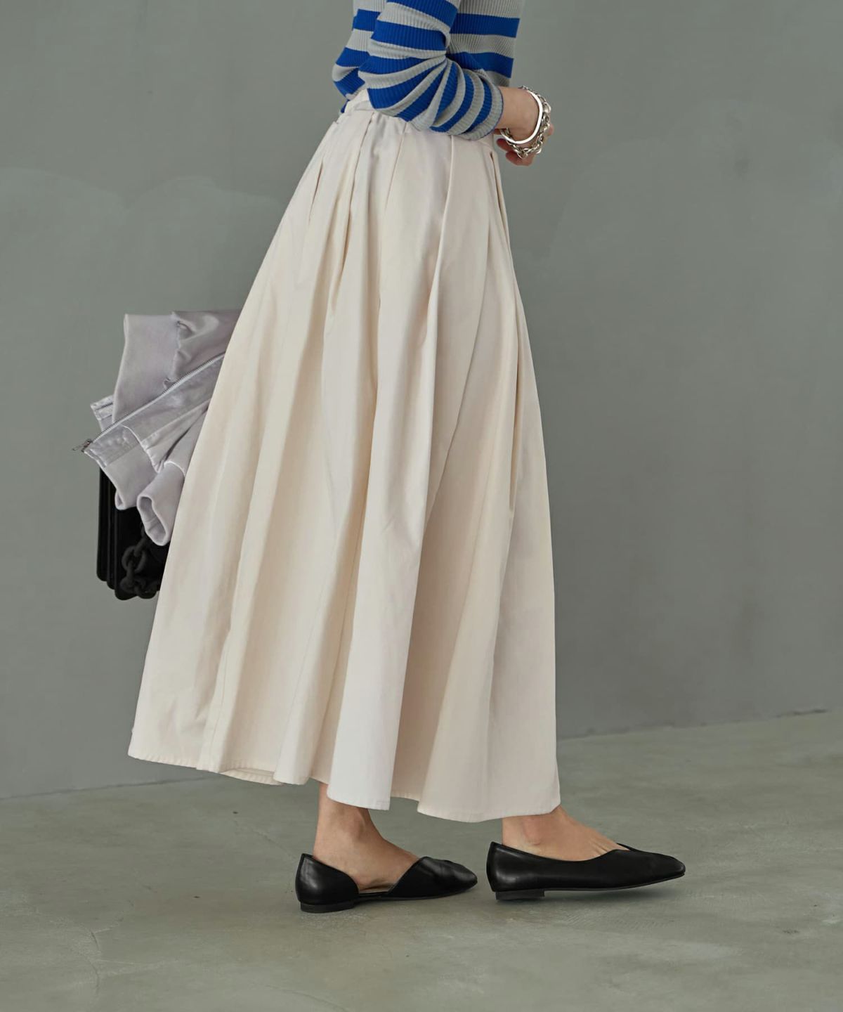 着用イメージ 165cm 着用サイズ 02 エクリュ