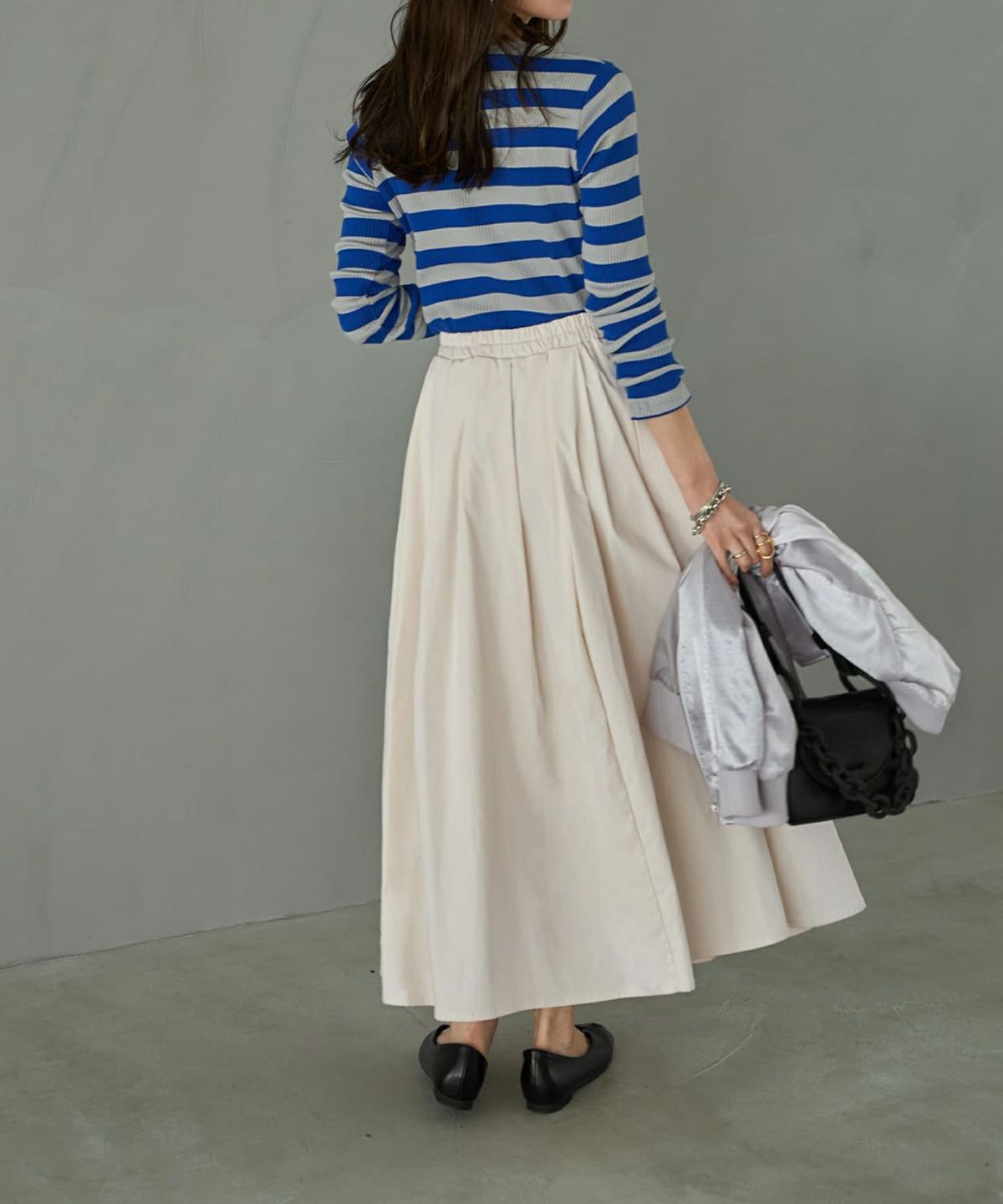 着用イメージ 165cm 着用サイズ 02 エクリュ