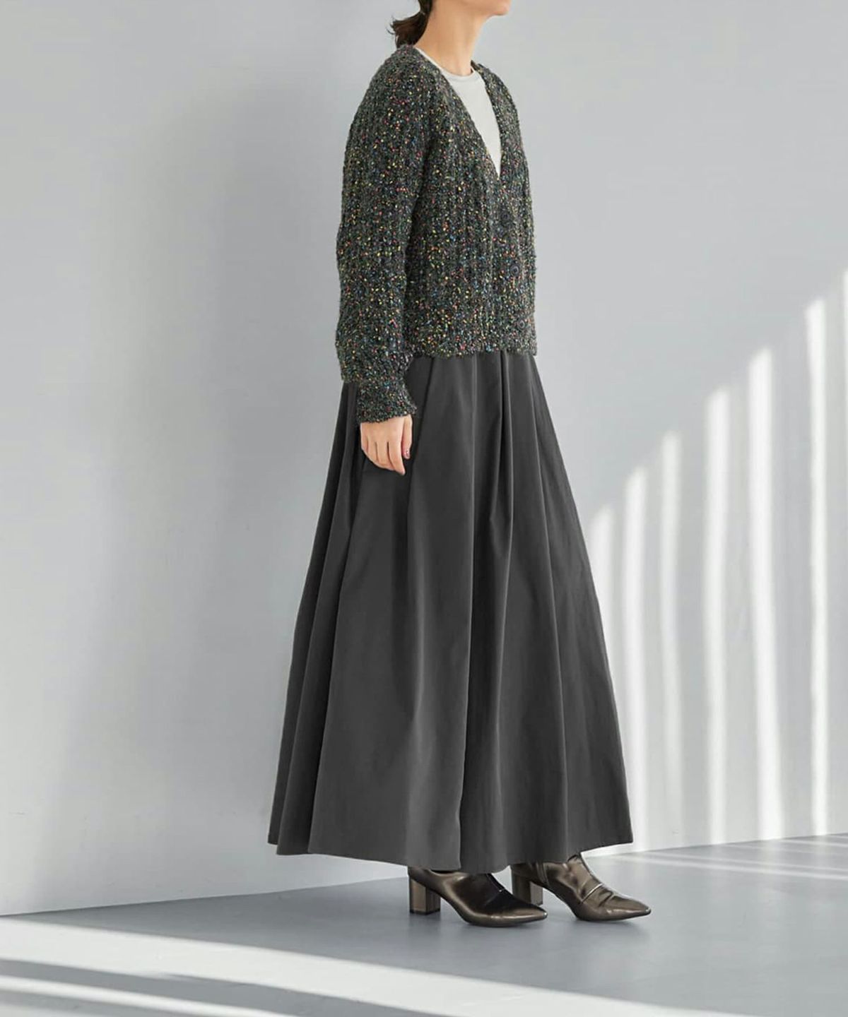 着用イメージ 165cm 着用サイズ 02 ダークグレー