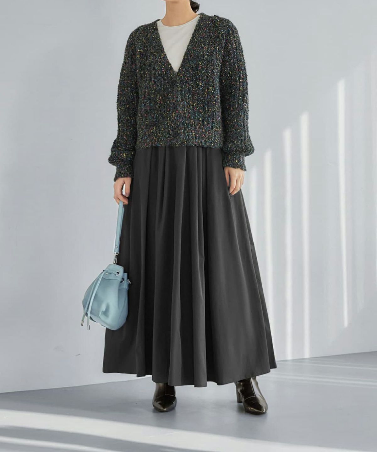 着用イメージ 165cm 着用サイズ 02 ダークグレー