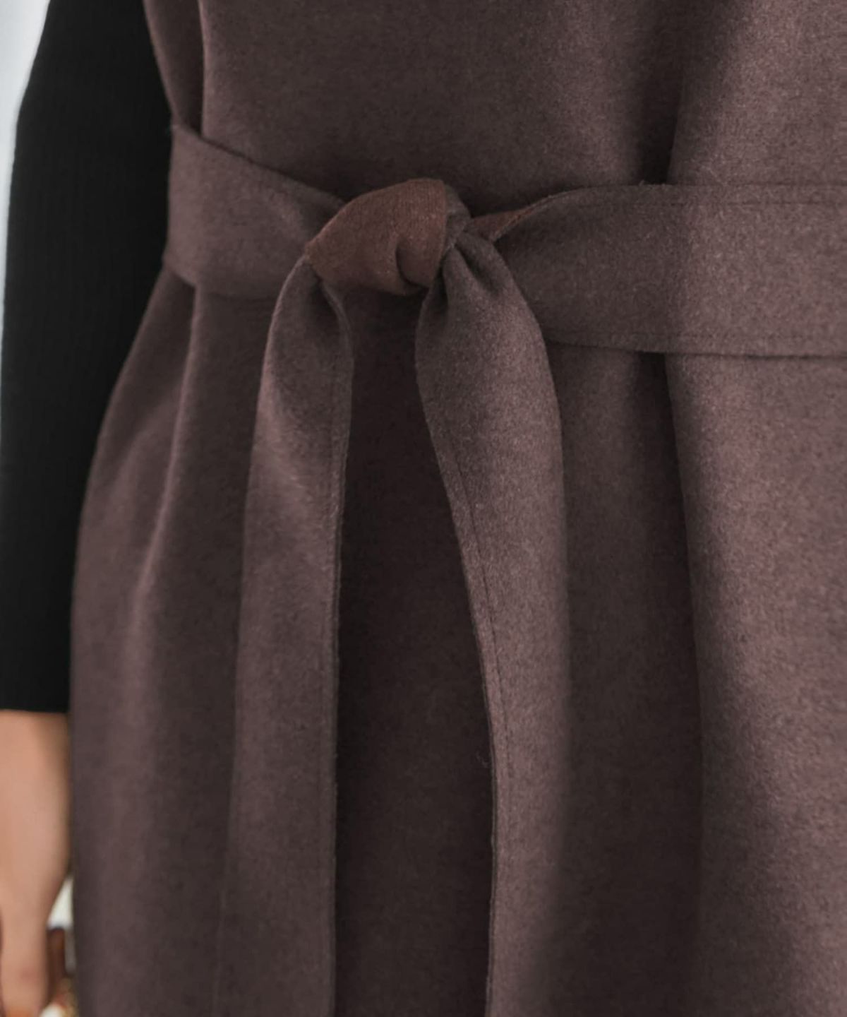 着用イメージ 165cm ブラウン