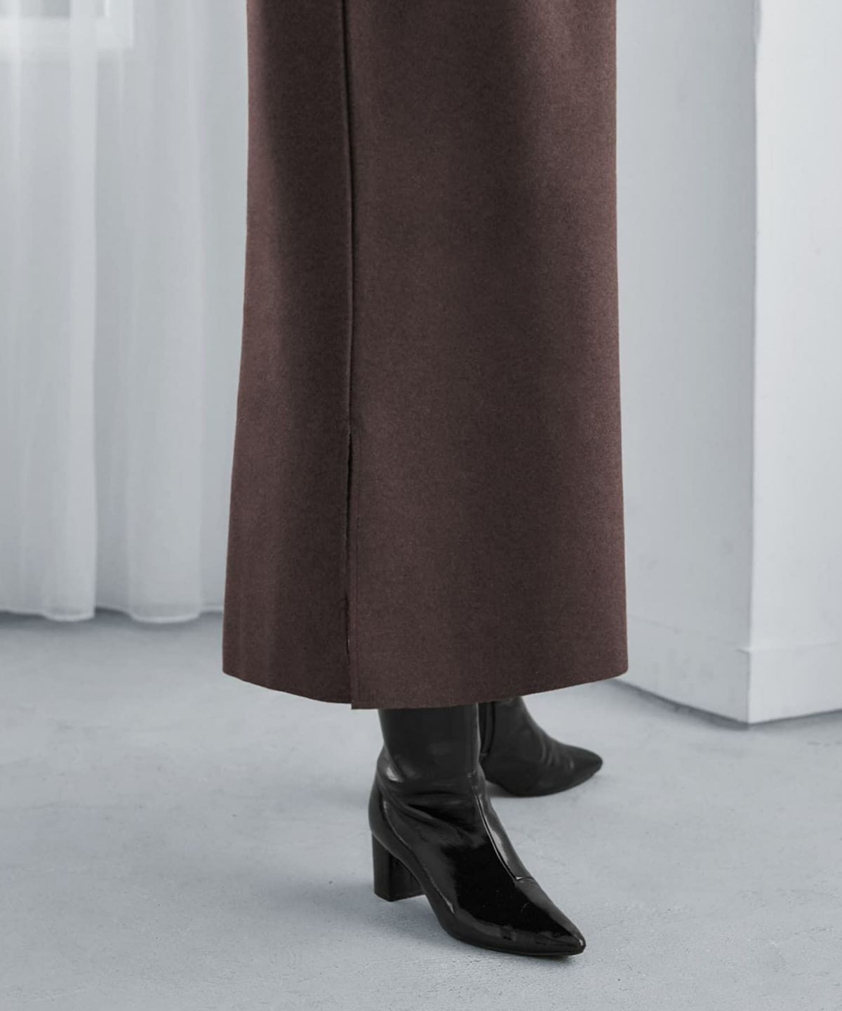 着用イメージ 165cm ブラウン