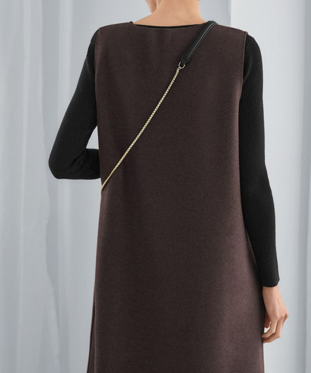 着用イメージ 165cm ブラウン