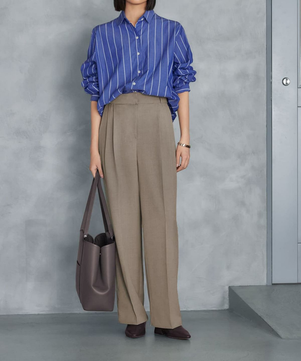 着用イメージ 165cm ブルー