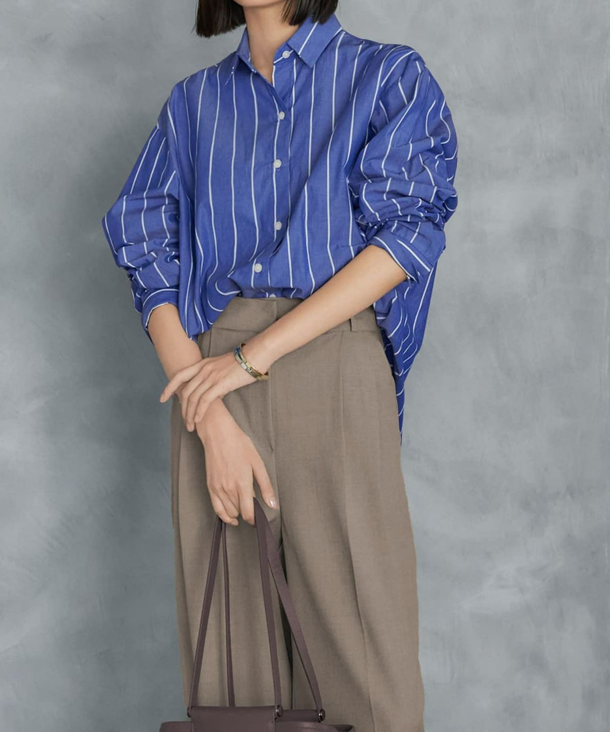 着用イメージ 165cm ブルー