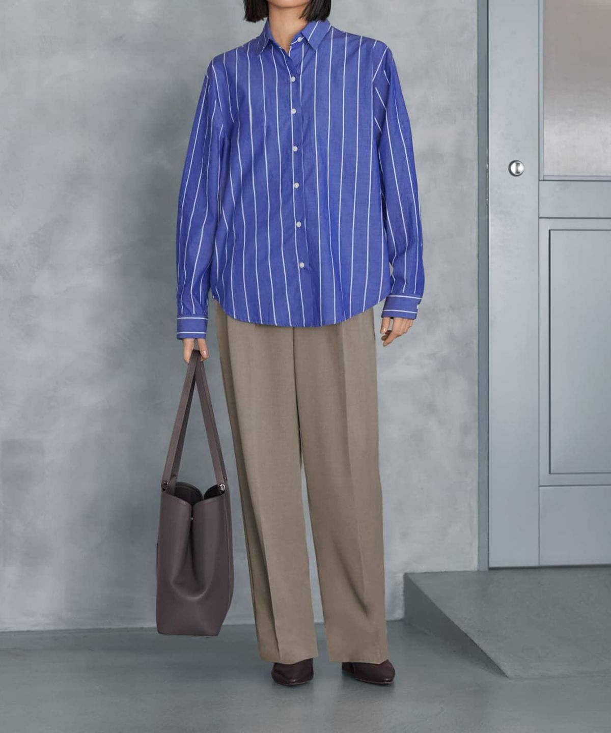 着用イメージ 165cm ブルー