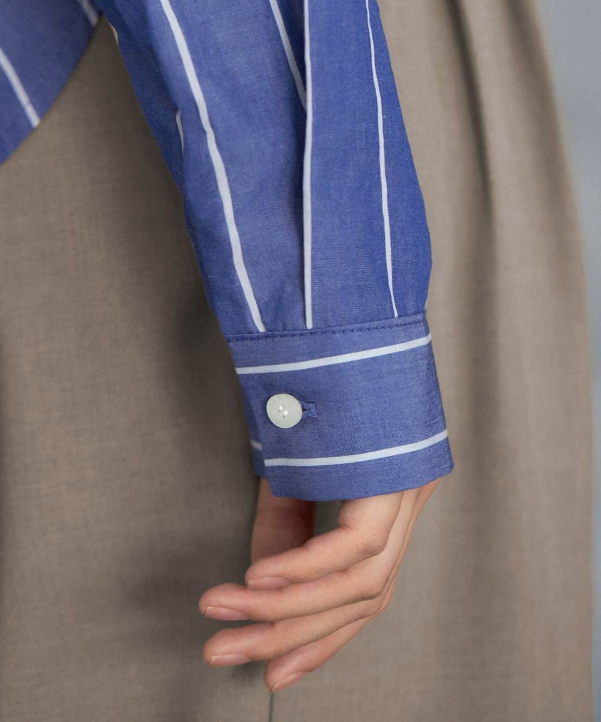 着用イメージ 165cm ブルー