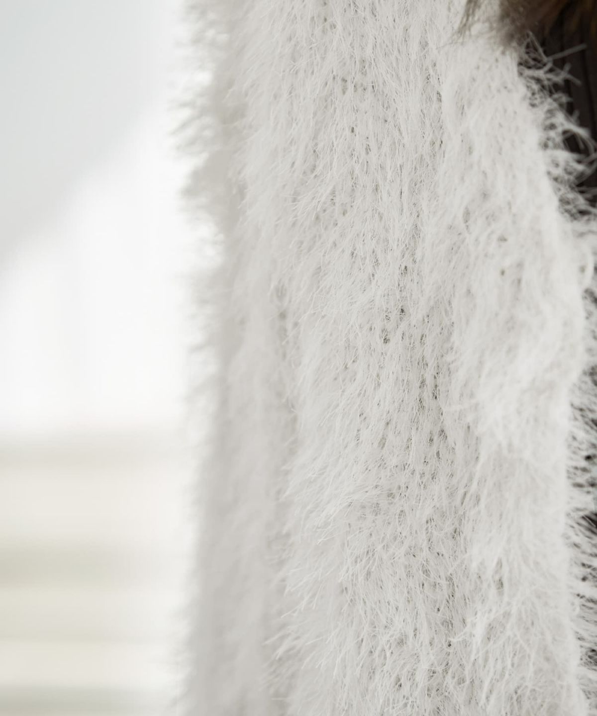 着用イメージ 167cm アイボリー